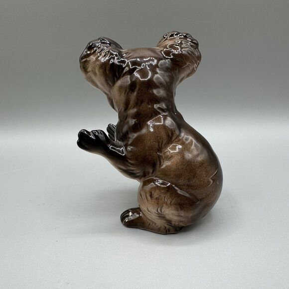 Vintage Norcrest Japan Miniature Koala Bear Figurine Ceramic w/ Sticker - Picture 3 of 8